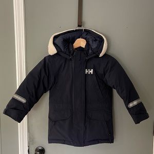 Helly Hansen Kids Jr Isfjord Parka Navy 8